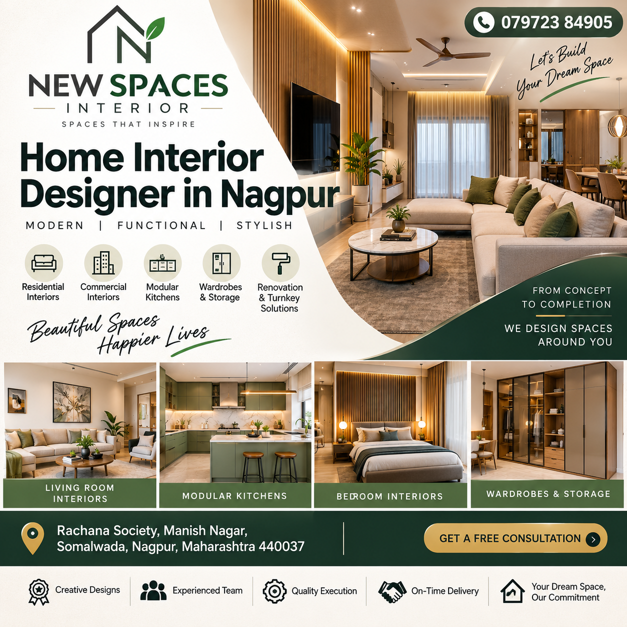 Home Interior Designer in Nagpur